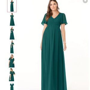 Azazie Verna Maxi Bridal Maternity Dress- NWT